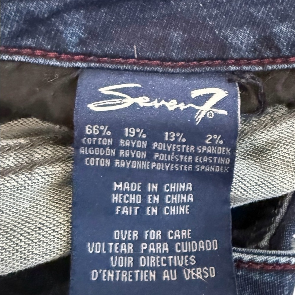 Seven7 Jeans – Women’s Size 10 Stretch Skinny / Legging Jean, Dark Wash - Picture 3 of 6